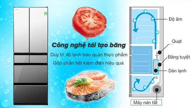 Những lý do mà bạn nên chọn tủ lạnh Hitachi 6 cánh R-GW670TV(XM)