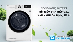 Máy sấy quần áo LG DVHP09W đỉnh cao công nghệ sấy khô quần áo