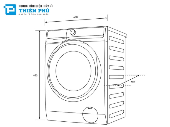 Máy Giặt Electrolux Inverter 10Kg EWF1023P5SC
