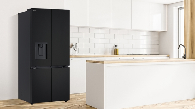 Tiện nghi, sang trọng hơn nhờ tủ lạnh LG 4 cánh LFD61BLGA
