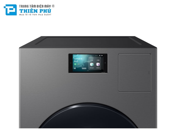 Máy Giặt Sấy Samsung AI Combo Heatpump Inverter Giặt 25Kg Sấy 15Kg WD25DB8995BZSV
