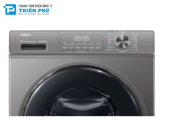Máy Giặt Sấy Aqua AQD-AH1051J.PS Giặt 10 Kg Sấy 7 KG
