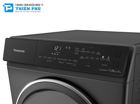 Máy Giặt Sấy Panasonic Giặt 11.5kg Sấy 7kg NA-S157FW1BV