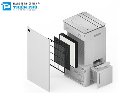 Máy Lọc Không Khí Và Hút Ẩm Sharp DW-T30FV-W