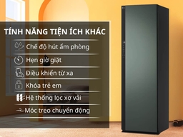 Những công nghệ và tính năng thông minh có trong tủ chăm sóc quần áo LG SC5MNR4G