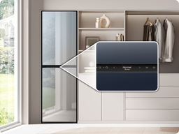Biến phòng thay đồ thành spa cao cấp với tủ chăm sóc quần áo Samsung 5 móc thông minh DF24CB9900CRSV