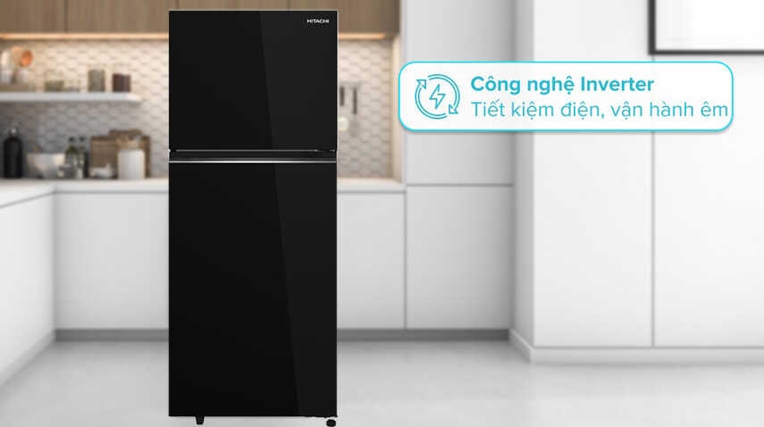 Lựa chọn lý tưởng cho gia đình dưới 4 người, tủ lạnh Hitachi HRTN6379SGBKVN