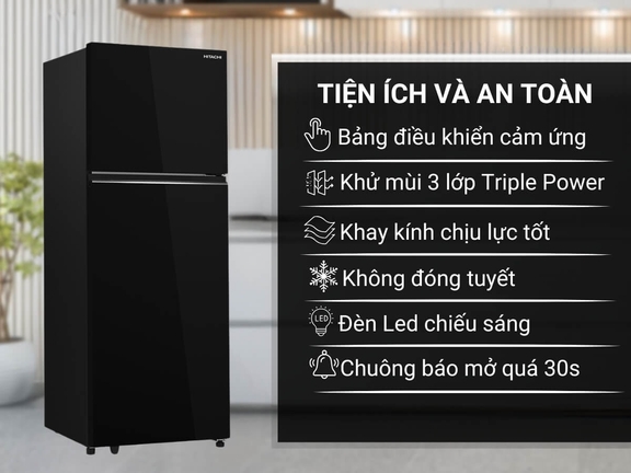 Điểm đáng chú ý từ tủ lạnh Hitachi HRTN6443SGBKVN bạn không nên bỏ qua