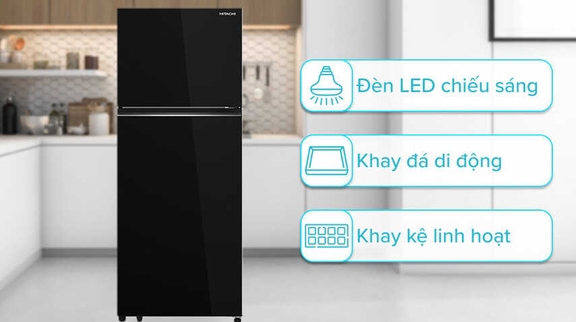 5 tính năng khiến tủ lạnh Hitachi HRTN6408SGBKVN 2 cánh trở nên ưa chuộng