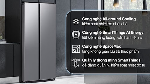Tủ lạnh Samsung RS70F65Q3TSV rất đáng để lựa chọn cho phòng bếp