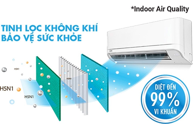 Những lý do khiến bạn thêm tin tưởng về điều hòa Toshiba 12000btu inverter RAS-H13C4KCVG-V