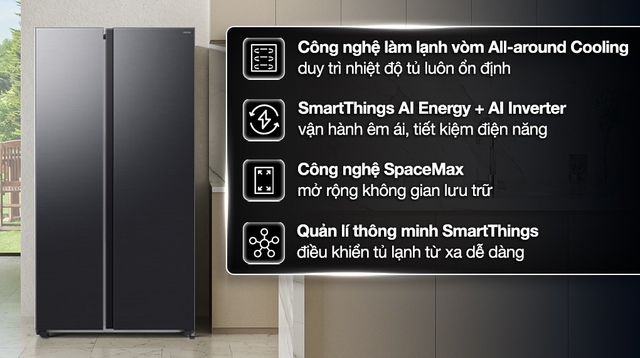 Một số ưu điểm nổi bật mà tủ lạnh Samsung RS70F65Q3FSV mang lại