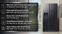 Những ưu điểm có trong tủ lạnh Samsung RS90F65D2FSV bạn nên biết