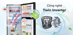 Tủ lạnh Aqua inverter AQR-T259FA(FB) giải pháp lưu trữ thực phẩm tiết kiệm điện năng cho mọi gia đình