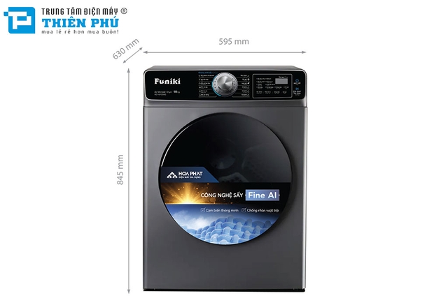 Máy Sấy Quần Áo Funiki 10Kg HD V6100AG