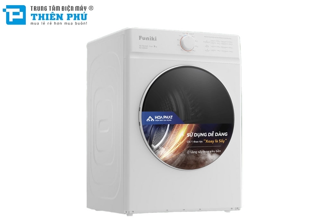 Máy Sấy Quần Áo Funiki 8Kg HD V680AW