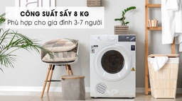 Máy sấy quần áo Electrolux 8kg EDV804H3WC lựa chọn đáng mua trong tầm giá vừa tiền