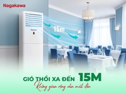 Không gian mát lạnh, sạch khuẩn cùng điều hòa cây Nagakawa 1 chiều NP-C50R1K58