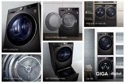 Khô nhanh – Mềm mịn – Bền bỉ  với máy sấy quần áo LG bơm nhiệt DVHP50P