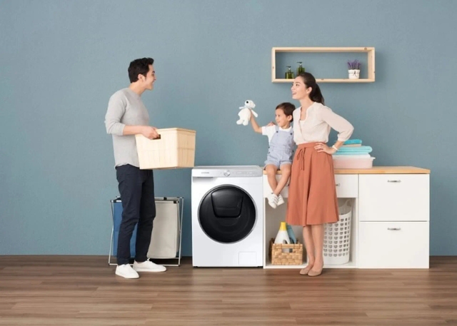 Những mẫu máy giặt LG giá rẻ nào phù hợp với gia đình có 4- 6 thành viên