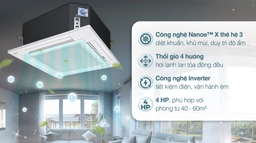 Trải nghiệm không gian mát lạnh với điều hòa âm trần Panasonic inverter 34000btu S-3448PU3HA/U-34PRH1H5