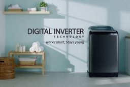 TOP máy giặt khối lượng lớn được bán chạy: Máy giặt samsung inverter lồng đứng WA80F19B9BSV