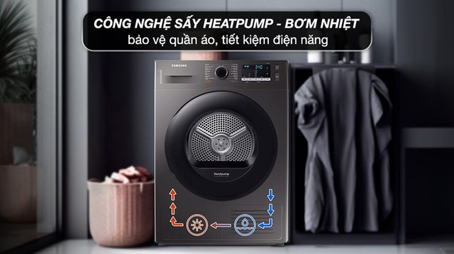 5 lý do tại sao bạn nên lựa chọn máy sấy quần áo Samsung DV90CGC2A0AB/SV cho gia đình