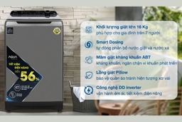Máy giặt Aqua inverter AQW-DR160UHT.PS sự lựa chọn hoàn hảo cho gia đình hiện đại