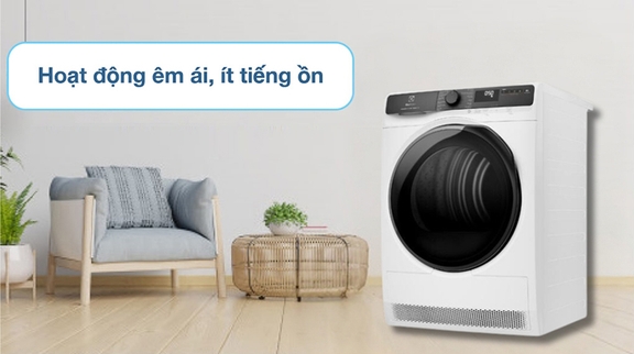 Máy sấy quần áo Electrolux 8kg EDH803J5WC sản phẩm không thể thiếu trong mọi gia đình