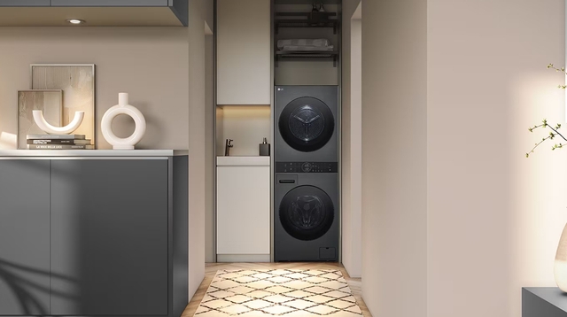 5 lý do khiến bạn nên sở hữu tháp giặt sấy LG WT1410NHB cho gia đình
