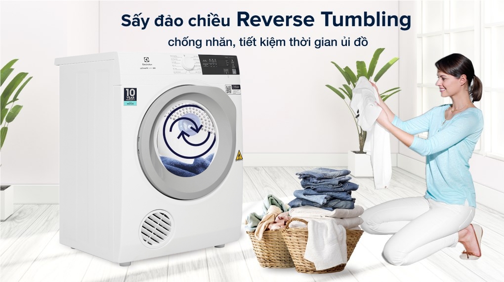 Những ưu điểm có trong máy sấy quần áo Electrolux EDV804H3WC