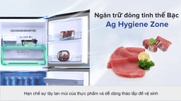 Tủ lạnh Panasonic inverter NR-TL381VGMV giải pháp bảo quản thực phẩm tối ưu cho gia đình hiện đại