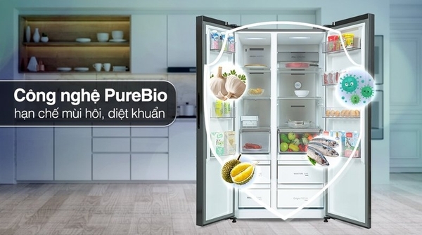 Tủ lạnh Toshiba inverter GR-RS600WI-PMV(49)-SL sang trọng, tiết kiệm điện, công nghệ vượt trội