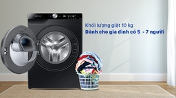 Có nên mua máy giặt Samsung 10kg WW10T634DLX/SV không?