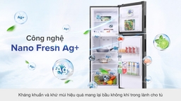 Tủ lạnh Aqua inverter AQR-T239FA(HB) tiết kiệm điện, thiết kế tinh tế cho mọi không gian sống