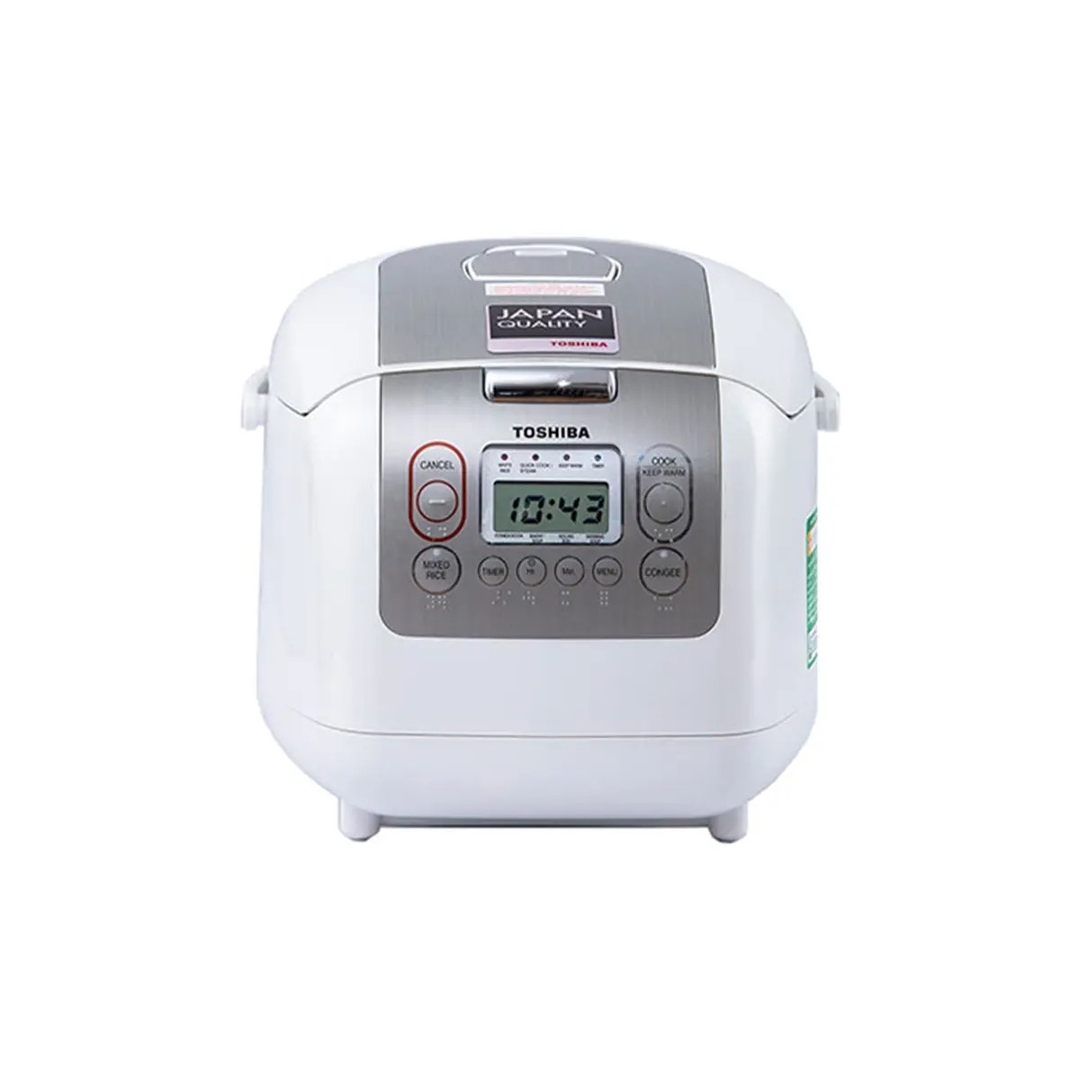 Nồi cơm điện tử Toshiba RC-18NTFV(W) 1.8 Lít hiện đại, tiện ích, cơm ngon chuẩn nhật