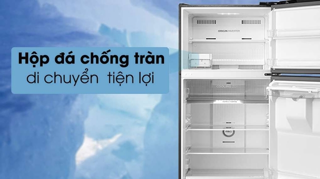 Tủ lạnh Toshiba inverter GR-RT535WE-PMV(06)-MG tiết kiệm điện, bảo quản thực phẩm tối ưu