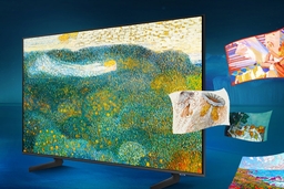 Trải nghiệm hình ảnh và âm thanh trên smart tivi Samsung 75 inch QLED 4K QA75Q8FA