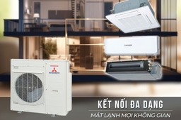 Đánh giá chi tiết hệ thống điều hòa multi Mitsubishi 2 chiều SCM100ZM-S