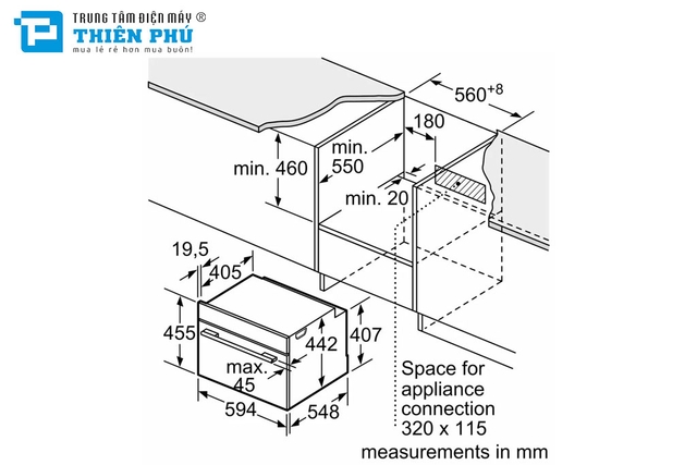 Lò Nướng Kết Hợp Vi Sóng Bosch CMG7241B1 45 Lít Series 8