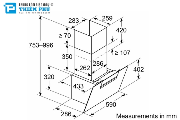 Máy Hút Mùi Bosch DWK67FN60 60 Cm Series 4