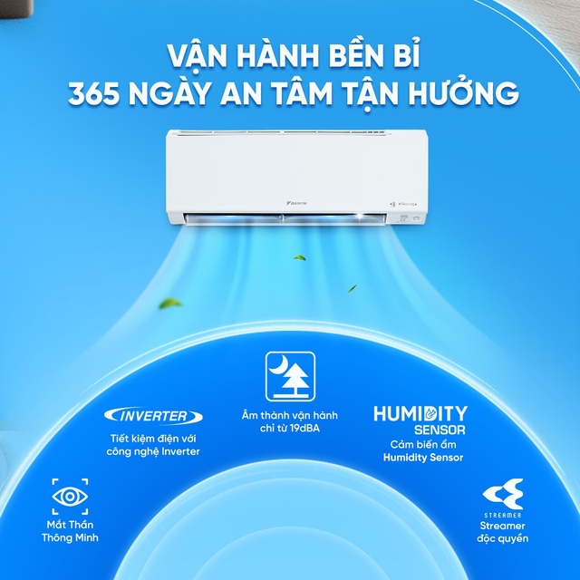 Phòng ngủ nên mua điều hòa Daikin 9000 inverter nào để tiết kiệm điện?
