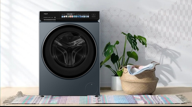 Máy giặt Aqua inverter 12Kg AW12-BD4377U1L(GN) giặt sạch mạnh mẽ, chăm sóc quần áo tối ưu