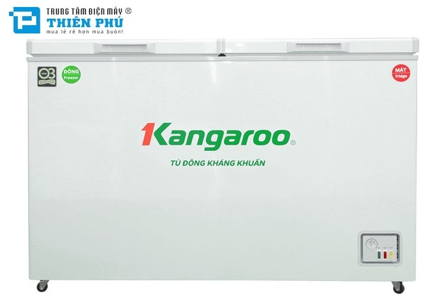 Tủ Đông Kangaroo 2 Ngăn 2 Cánh 327 Lít Dàn Nhôm KG327C2N