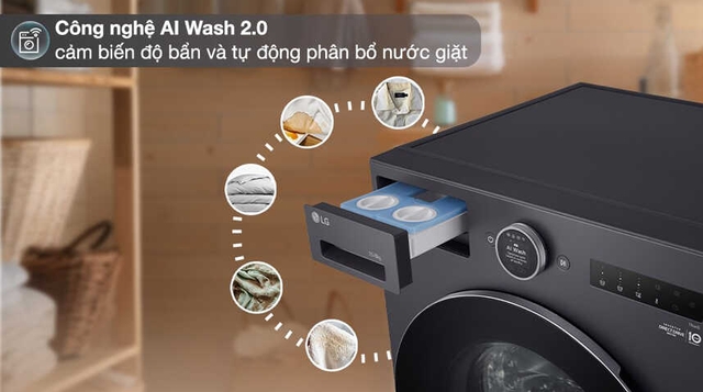 Khám phá máy giặt LG cửa trước 14kg FX1414S3KA cao cấp, mạnh mẽ và thông minh vượt trội