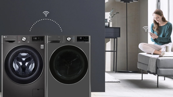 Máy sấy quần áo LG DVHP50B công nghệ sấy hiện đại vô vàn tiện ích đi kèm