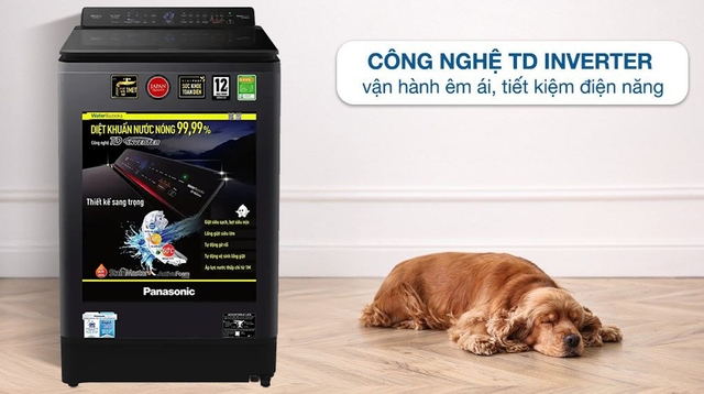 Máy giặt Panasonic lồng đứng NA-FD125V3BV giải pháp giặt giũ tiết kiệm, hiệu quả cho mọi gia đình