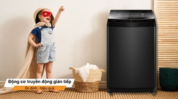 Máy giặt Aqua 9Kg AWM9-316K(B) giặt sạch vượt trội, tiết kiệm điện năng tối đa
