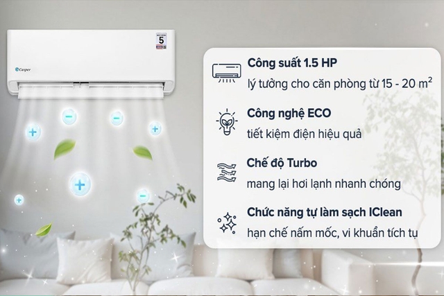 Chia sẻ những thông tin giúp bạn hiểu rõ về điều hòa Casper giá rẻ SC-12FB36A