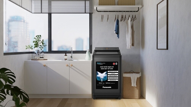 Máy giặt Panasonic inverter NA-FD125X3BV công suất mạnh mẽ, giặt sạch vượt trội, tiết kiệm điện năng tối đa